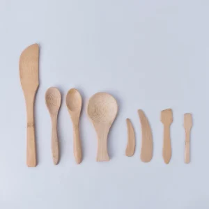 Natural Bamboo Wooden Facial Spoons for Eco Friendly Skincare Routines Beauty Tool Essential