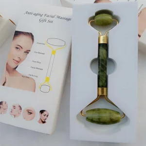 Natural Beauty Quartz Jade Roller Set Face Massage Jade Roller