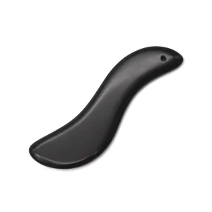 Natural Bian Stone Gua Sha Facial Massager Board Ultra Smooth Edge for Face and Body Scraping Massage Tool