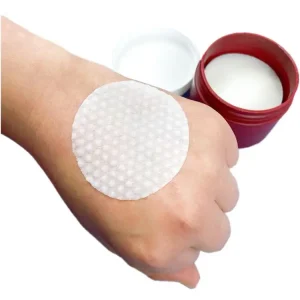 Natural Cosmetic Cotton Pad 55mm Cosmetic Non Woven Round Toner Pads