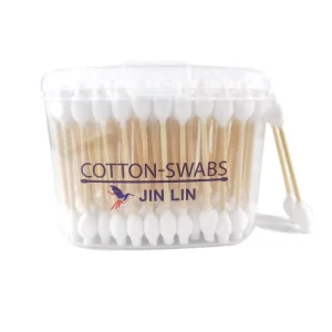 Natural Daily Biodegradable Bamboo Cotton Bud Eco friendly Disposable Q Tips for Cleaning Makeup
