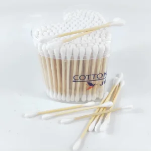 Natural Daily Biodegradable Q Tips Eco-Friendly Disposable Makeup Cleaning Cotton Bud Industrial Application