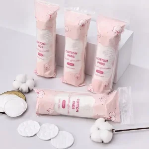 Natural Disposable Cotton Pads Cosmetic Cleaning Pad Facial Makeup Remover Round Cotton Pad
