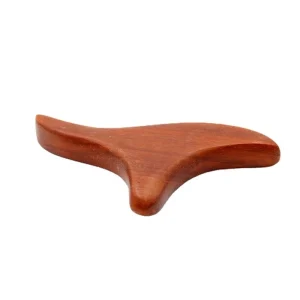 Natural Golden Silk Sandalwood Triangle Foot Massager Reflexology Tool Body Gua Sha Scraping Board Muscle Relaxation