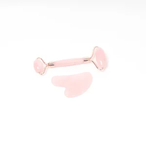 Natural High Quality Noiseless Rose Quartz Face Massage Quartz Roller Jade Roller for Face