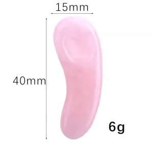 Natural Jade Gua Sha Massage Tools Facial Tool Cosmetic Spatula Rose Quartz Jade Spoon