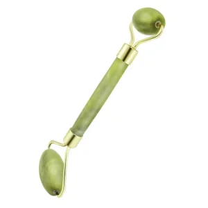 Natural Jade Roller for Face Eyes Tool Jade Facial Roller Noiseless Facial Massage Roller