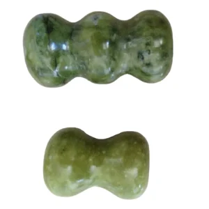 Natural Stone Jade Roller Massage Spare Parts with Massage Head Customizable Size OEM Brand Model S-022 Online Support