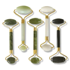 Natural White Jade Roller Gua Sha High Quality Face Message for Body and Skin Care