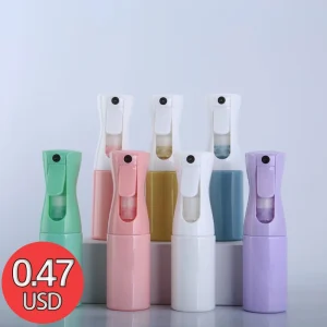 New 200ml 300ml 500ml Beauty Salon Hair Care Continuous Fine Mist Plastic Spray Bottle for Barbershop