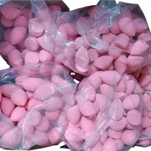 New 3D Colourful No Latex Free Custom Logo Beauty Makeup Blending Sponges for Dry Wet Use Box
