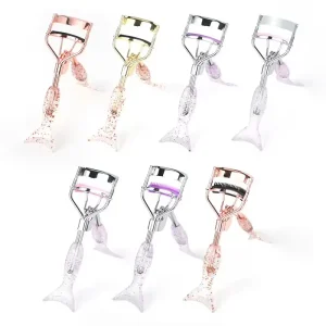 New Arrival Eye Lashes Beauty Tools Glitter Mermaid Series Active Eyelash Curler Comb Stainless Steel+PS ABS Eyelash Shaping