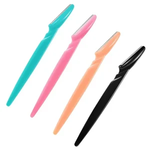 New Black Tool Eyebrow Trimmers Plastic Eyebrow Razor Face Razors Facial Hair Removal for Women With Safety Cover