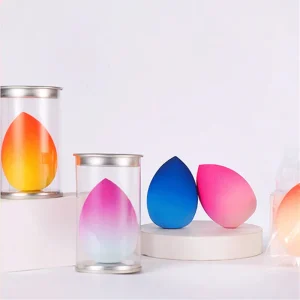 New Gradient Color 1Pcs Beauty Makeup Sponge Powder Puff Dry and Wet Combined Cosmetic Makeup Foundation Powder Sponge