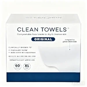 New Magnetic Box 100% USDA Biobased Face Towel XL Disposable Face Towelette Eczema Association Accepted Dry Wipes