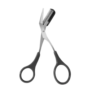 New Popular Brow Trimmer Stainless Steel Beauty Makeup Scissors Eyebrow Scissors with Comb