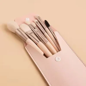 New Product 8 Pcs Travel Cosmetic Make up Brush Kit Private Label High Quality Makeup Set