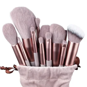 New YD 13Pcs Soft Fluffy Makeup Brushes Set for Cosmetics Foundation Blush Powder Eyeshadow Kabuki Blending Makeup Brush