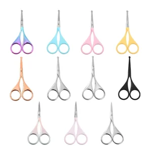 New YD Professional Makeup Tools Sharp Eyebrow and Nose Hair Scissors Stainless Steel Trimming Scissor
