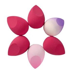 New to Gradient Color Drop Cut Reusable Non latex Makeup Sponge Can Be Custom Packaged and LOGO