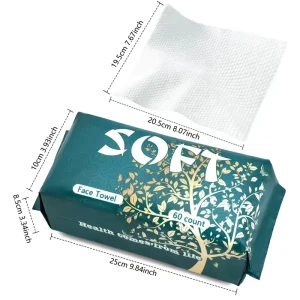Newest Thicker Disposable Face Cleaning Towelettes for Women Soft Face Towel for Cleanser Makeup Remove