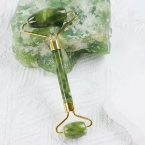 Newly Upgraded Jade Roller Massage with Dual Heads for Body Firming Set of Rollers