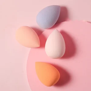 Non Latex Super Soft Light Pink Cute Makeup Sponge for Foundations Makeup Blender Sponge