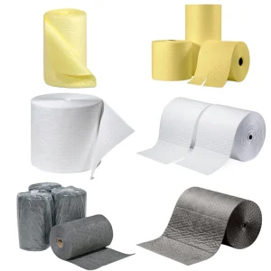 Nonwoven Cloth Industrial Oil Absorbent Paper Roll for Spills Absorb Felt Cotton Machine Antileaking Padroll Rolls Spill Cleanup