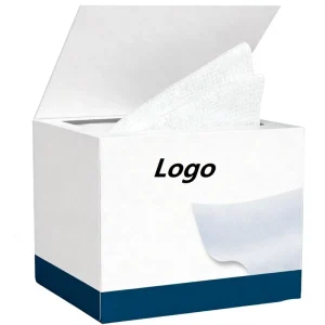 OEKO TEX FSC Certified Viscose Non Woven Fabric XL Skin Clean Hypoallergenic Eco Friendly Disposable Square Solid Color HF