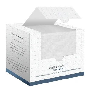 OEM 100% Biobased Nonwoven Disposable Face Towels Sensitive Skin Super Soft Biodegradable Makeup Remover Wipes Facial Washcloth