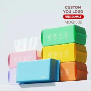 OEM 100% Cotton Large Soft Portable Facial Washcloth Daily Cleaning Care Wash Face Disposable Face Towel