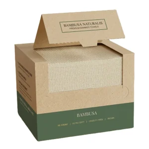 OEM Bamboo Face Towels XL Hypoallergenic Disposable Face Towel Dry Makeup Removers for Sensitive Skin