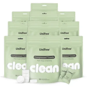 OEM Custom Compressed Disposable Face Towel Portable Mini Magic Towel Tablets for Travel & Outdoor