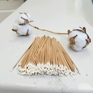 OEM Custom Disposable 6in Long Q tips Bamboo Plastic Paper Cotton Buds Swab Multi-purpose Electronics Cosmetic Cleaning