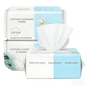 OEM Custom Disposable Face Towels Dry & Wet Use for Hotel Salon Home Bulk