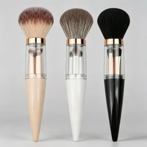 OEM Custom Logo 5 in 1 Portable Cone Makeup Brush Set Multifunctional Powder Eyeshadow Blush Single Cosmetic Brush Private Label