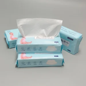 OEM Custom Logo Disposable Face Towel XL Size 20*20 cm Biodegradable Pure Cotton Tissue for US Market Personal Care