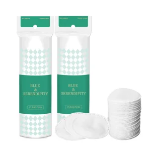 OEM Custom Logo Soft Cotton Skin Friendly Deep Cleansing Makeup Remover Pad Disposable Natural Square Facial Cotton Wipes