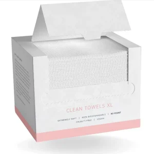 OEM Customized Biodegradable 100% Organic Soft Cotton Hand Facial Wash Tissue Salon Spa Makeup Clean Towel Disposable Face Towel