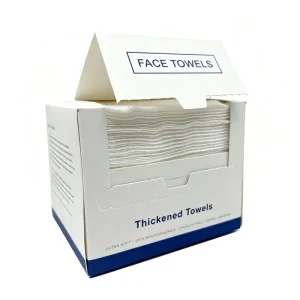 OEM Customized High end Antibacterial Nonwoven Disposable Face Towels Pure Viscose Environmentally Friendly Degradable Paper