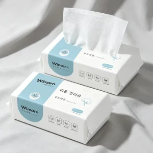 OEM Disposable Face Towels Thickened Viscose Fiber Soft Comfortable Customizable Spunlace Non-woven Fabric