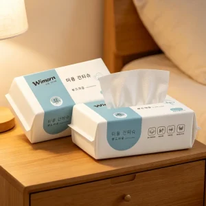 OEM Disposable Face Towels Thickened Viscose Fiber Soft & Comfortable Customizable Spunlace Non woven Fabric