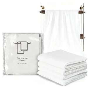 OEM Disposable Nonwoven Face Towel Large Comfort Disposable Towel Hand Bath Towel for Travel