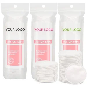 OEM Eco Friendly Soft Skin Lint Free Cotton Makeup Remover Pads Premium Cotton Rounds for Face
