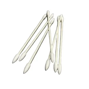 OEM Factory BB 003 Dust Free Huby 340 Cleanroom Buds Industrial Double Pointed Cotton Swabs