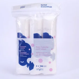 OEM Factory Customized Disposable Round Shape Cotton Pads Makeup Remover Facial Cleaning Cotton Pads