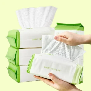 OEM Factory Disposable Thickened Cotton Soft Face Towel Tissue Dual Cleansing Dry Wet Beauty Salon Household Use One Time