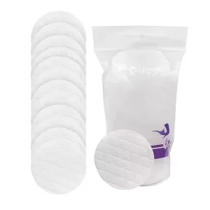OEM Hypoallergenic Lint Free 100% Pure Cotton Pads for Face Makeup Remover Pads Cotton Rounds