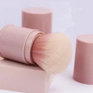 OEM New Single Makeup Brush Set Compact Loose Powder Case Cheek Blush Fluffy Foundation Blender Cosmetic Brush Set