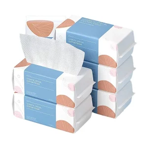 OEM Nonwoven Dry Wipes Disposable Face Clean Pure Cotton Face Towel Dry Facial Tissue